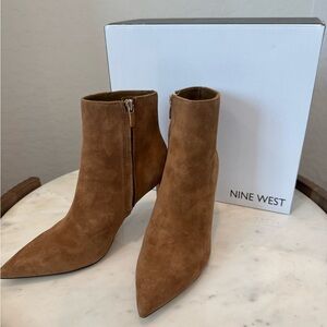 Nine West Suede Ankle Booties